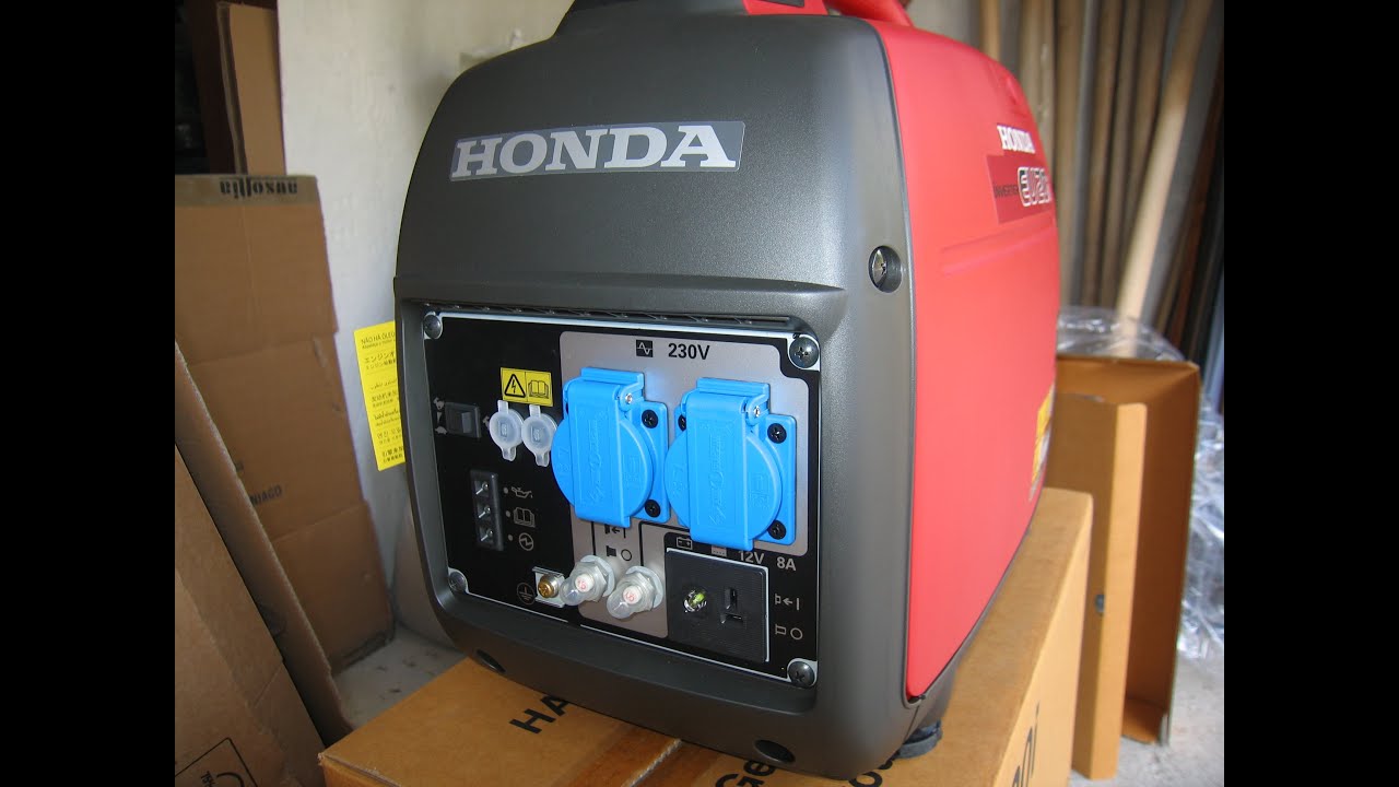 Инверторен генератор Honda EU20i - 2.0KW - YouTube