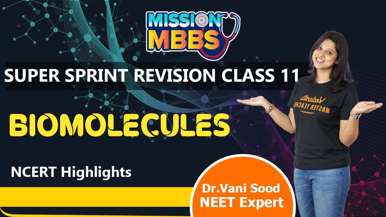 Biomolecules in One Shot NEET 2023/24 Class 11 Biology Super
