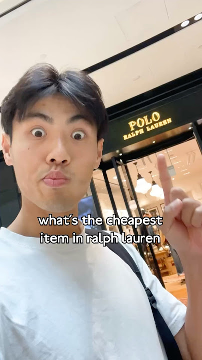 What’s the Cheapest Item In Ralph Lauren?