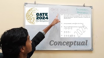 GATE Electronics and Communication(EC) 2024 Question No.54 Engineering Mathematics detailed solution