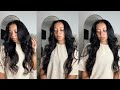 THE EASIEST U-PART WIG INSTALL | NATURAL BLOWOUT STYLE + LAYERS | ft. Nadula Hair