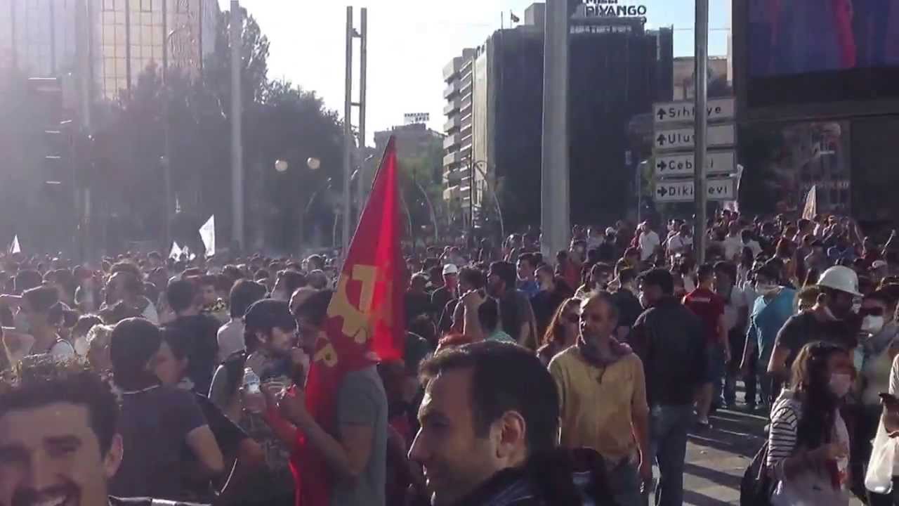 1 Haziran Ankara Gezi Parkı'na Destek Protestosu Görüntüleri