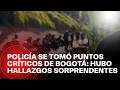 La Policía se tomó puntos críticos de inseguridad en Bogotá: duro golpe a las bandas criminales