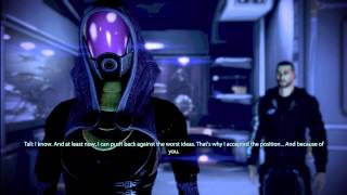 Mass Effect 3 Inviting Tali to Normandy Cabin - Relationship Dialogue