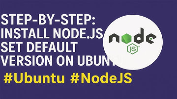 Step-by-Step: Install Node.js & Set Default Version on Ubuntu | NVM Guide #nodejs  #ubuntu  #linux