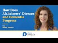 How does alzheimers disease and dementia progress