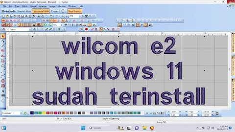 Cara Install Wilcom e2 windows 11