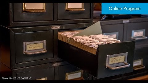 A Century of Natural History Observations Webinar