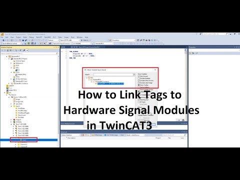 BK05. How to Link Tags/Variables to Hardware Signal Modules in TwinCAT3 PLC