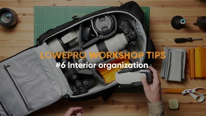 Lowepro camera bag maintenance tips infographic