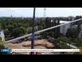 НикВести: В центре Николаева установили 72-метровый флагшток