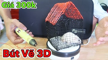 Lâm Vlog - Dùng Thử Bút Vẽ 3D Giá 300k | Bút Vẽ Đồ Vật