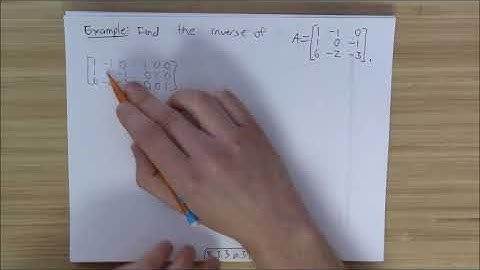 SWAU Math 110 - 8.3.2 Finding the Inverse of a Matrix