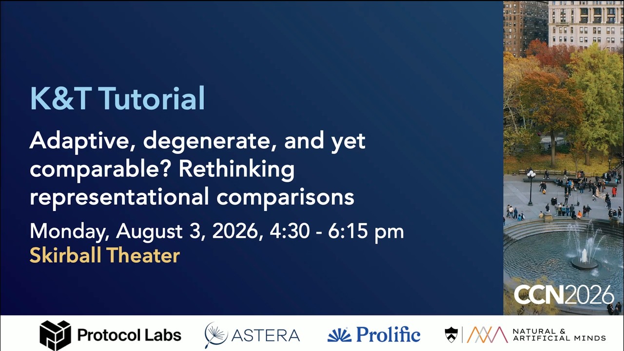 CCN 2026 | Tutorial: Adaptive, degenerate, and yet comparable?