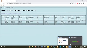 QUIZ 8 //PEmrograman Web // Benedictus Mario WT