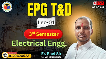 Electrical Power Generation Transmission and Distribution | Lec-01 | 3rd Sem.  | Electrical Engg.