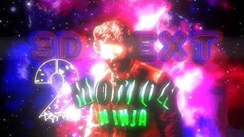 3d text presets part 2! For Motion Ninja users! | Motion Ninja | DOOM EDITZ