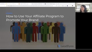 How to Use Your Affiliate Program to Promote Your Brand Webinar