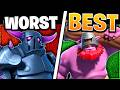 UPDATED Ranking Of EVERY Troop From WORST To BEST Clash Of Clans 