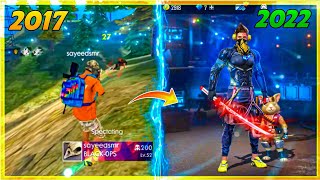 FREE FIRE PLAYERS 2017 VS 2021 ⚡ FREE FIRE OLD PLAYER UID 🔥 Gerena Free Fire