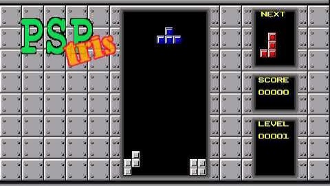 PSPTris, tetris clone for PSP (LuaDEV)