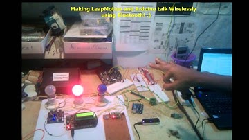 Making LeapMotion and Arduino talk through Bluetooth