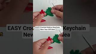 EASY Crochet Kokina Keychain | New Year Gift Idea #christmas #diy