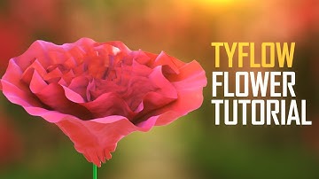 Tyflow Flower Tutorial - #3dsmax #tyflow #vray
