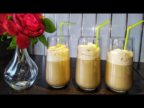 КОФЕ ГЛЯССЕ/Готовим дома вкусный,холодный кофе.Новый взгляд!самый быстрый вариант. Кофе с мороженом