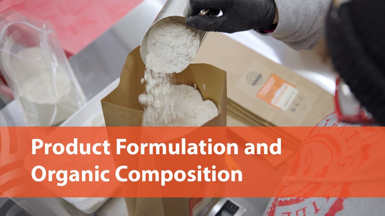 Product Formulation and Organic Composition Video