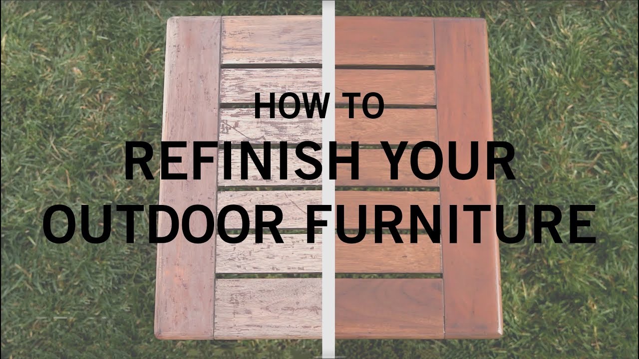 How To Refinish Your Outdoor Furniture Pottery Barn