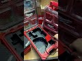 專為 Milwaukee PACKOUT 8435 工具箱 訂製的 3D 列印內襯,完美適配 M12 FUEL FIW2F12 無刷衝擊扳手,實現主機 + 電池 + 充電器 + 電源線的一件式化規整
