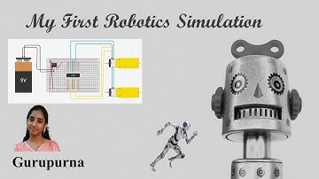 My First Robotic Simulation by Gurupurna. TinkerCAD