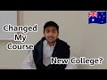 How to change course in australia  bachelor to trade course usama kalyar