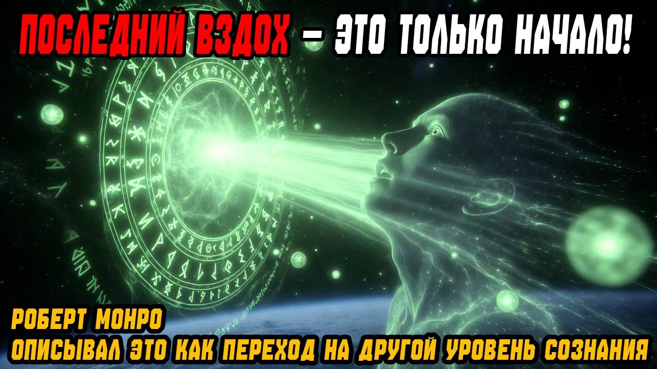 ПОСЛЕДНИЙ ВЗДОХ — ЭТО ТОЛЬКО НАЧАЛО! Роберт Монро описывал это как переход на другой уровень