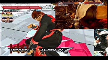 TEKKEN 7 MOD PSP | HWOARANG RAGE ART COMPARE