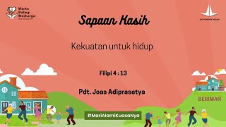 Sapaan Kasih - 25 Oktober 2021 - Pdt. Joas Adiprasetya