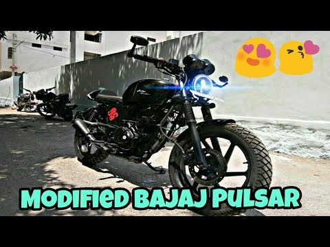 Modified Bajaj Pulsar Into CafeRacer By Costa Motor Co. Motorcycles (Hyderabad)