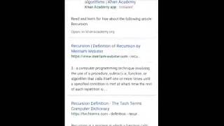 Recursion Joke By Google screenshot 4