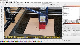 LightBurn Power Loss Recovery - Recover a Project after Failure