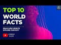 "Top 10 Crazy World Facts You Won’t Believe!🤯"||#facts#top10#worldfacts#curious||@CuriosoFactz||