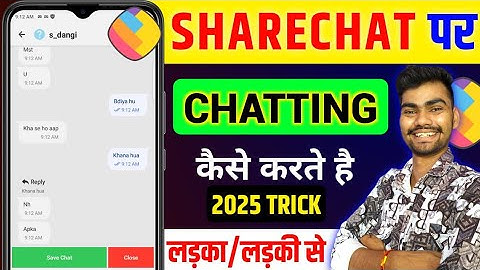 sharechat par chat kaise kare | Sharechat me chat kaise kare | sharechat pe chat kaise kare