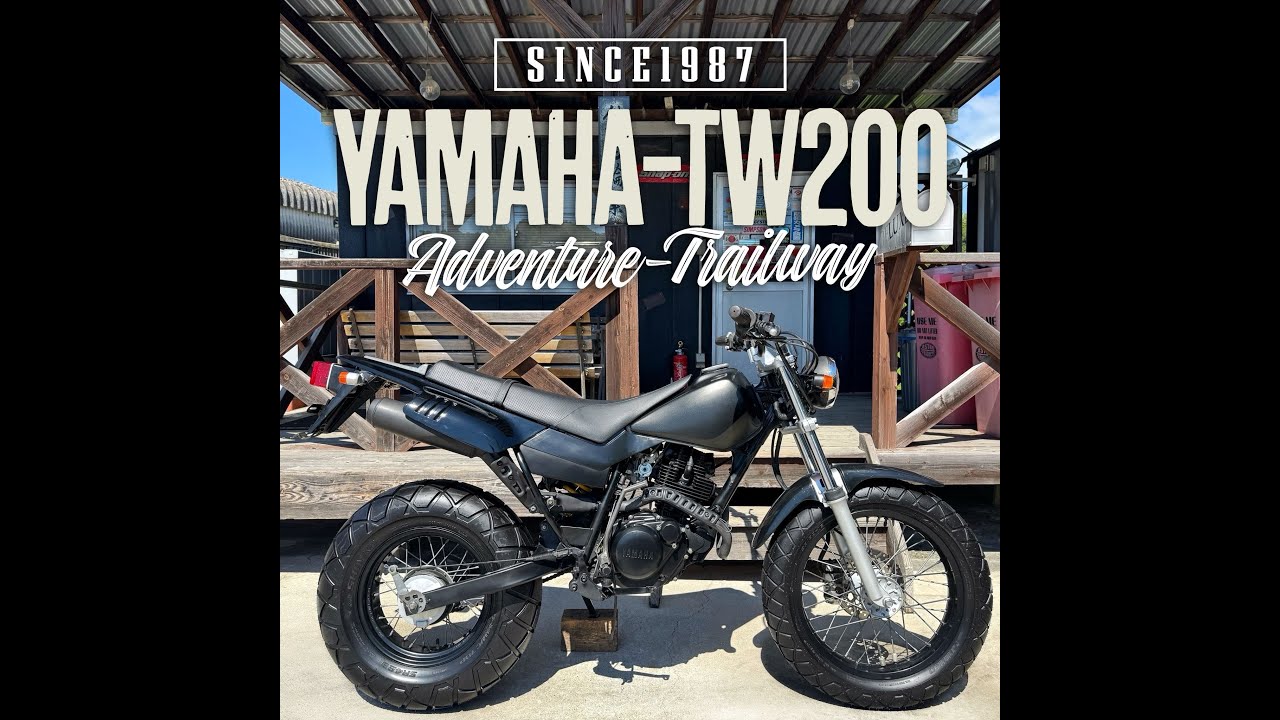 ヤフオク ヤマハ TW200 エンジン始動動画 - YouTube
