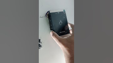 Access Card reader installation #electrical #mechanical #cctv #shorts