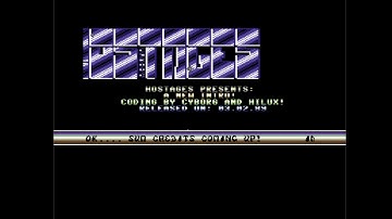 C64 Crack Intro: A New Intro by Hostages 1989