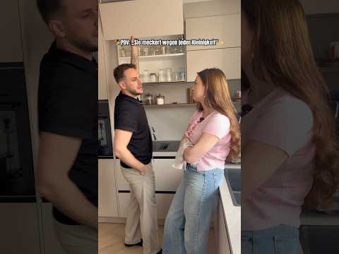 POV: „Sie meckert wegen jeder Kleinigkeit“✨ #shortvideo #couplecomedy #relatable thumbnail
