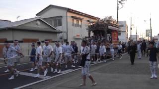 20170604 1011三軒町山車修復披露曳き廻し