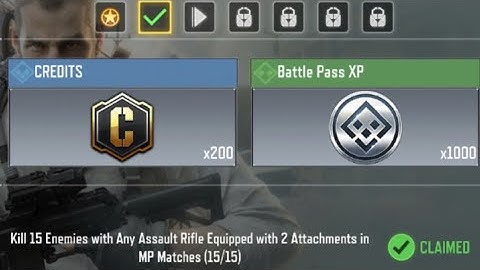 Call Of Duty Mobile Kill 15 Enemies with Any Assault Rifle Equipped with 2 Attachments in MP Matches