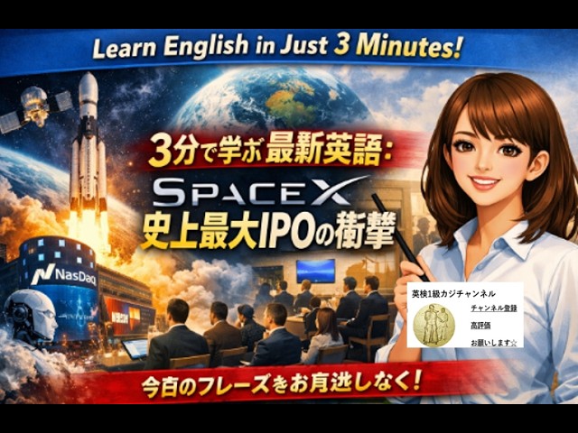 ○売却済○ プロテアニオベとスターチスのスワッグ型リース (30㎝) 三分で学ぶ英語 SpaceX 世界最大のIPOへ！4521 - YouTube
