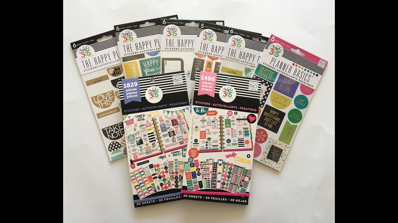 MAMBI Happy planner stickers review
